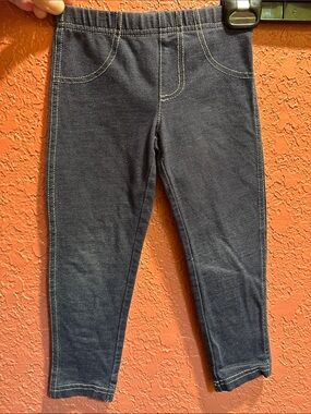 Carter's Navy Blue Jegging Leggings with Contrast Stitching